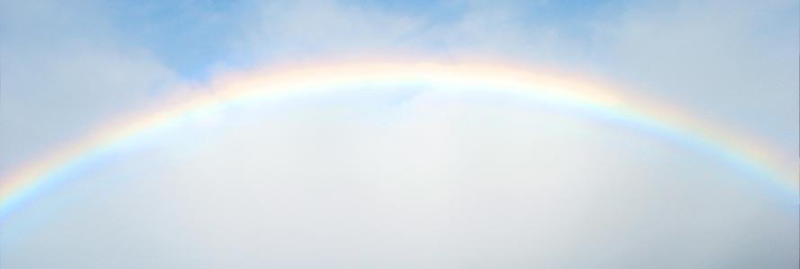 Der Regenbogen als Symbol für die Supervision